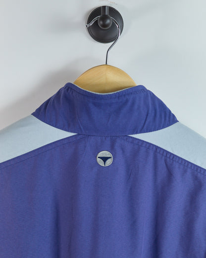 90s TaylorMade Blue/Grey Half Zip Windbreaker (XL)