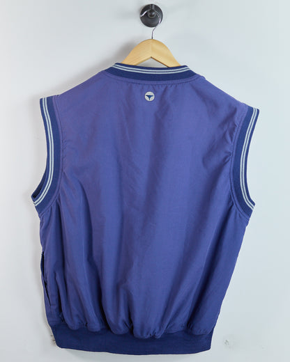 90s TaylorMade Blue/Grey Windbreaker Vest (L)