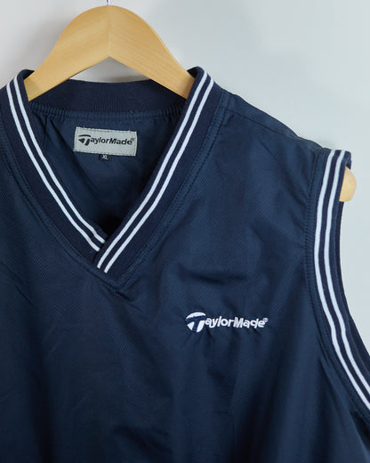 00s TaylorMade Navy/Blue Windbreaker Vest (XL)