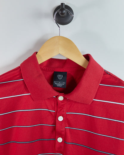 90s Nike Golf Red/Black Polo (L)