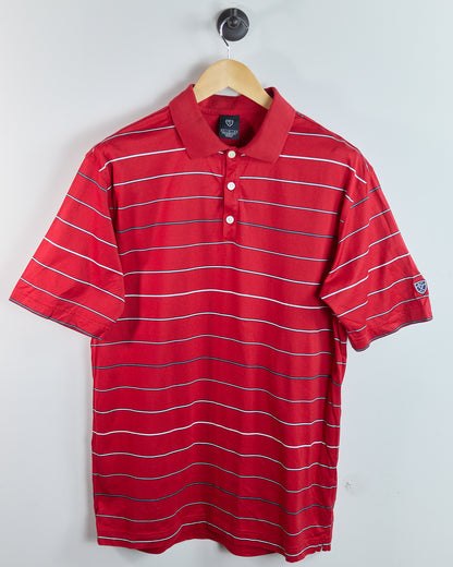 90s Nike Golf Red/Black Polo (L)