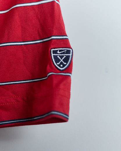 90s Nike Golf Red/Black Polo (L)