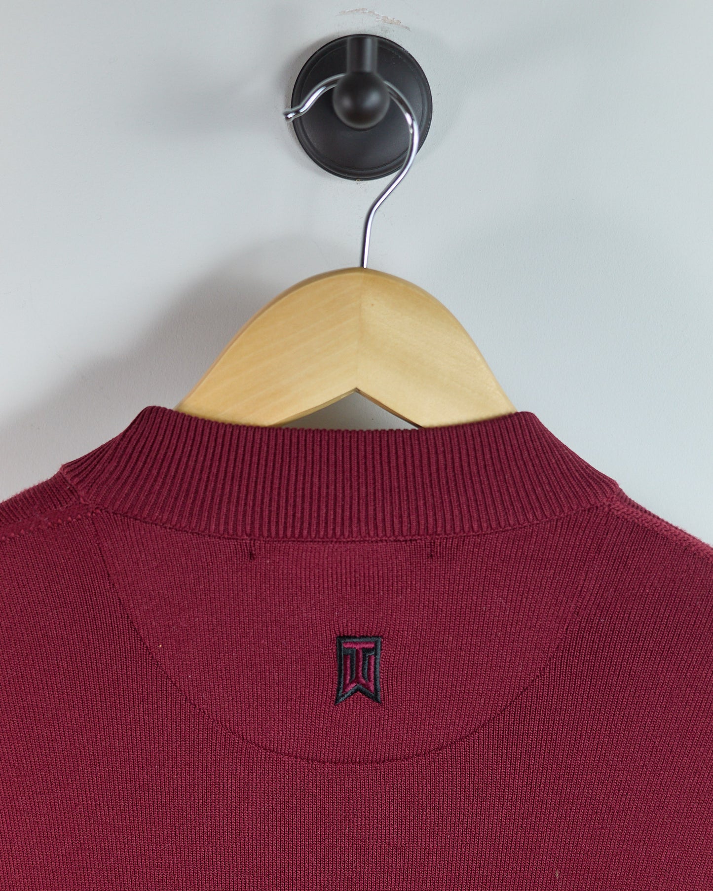 90s Nike Golf Maroon Long Sleeve Mock Neck (XL)