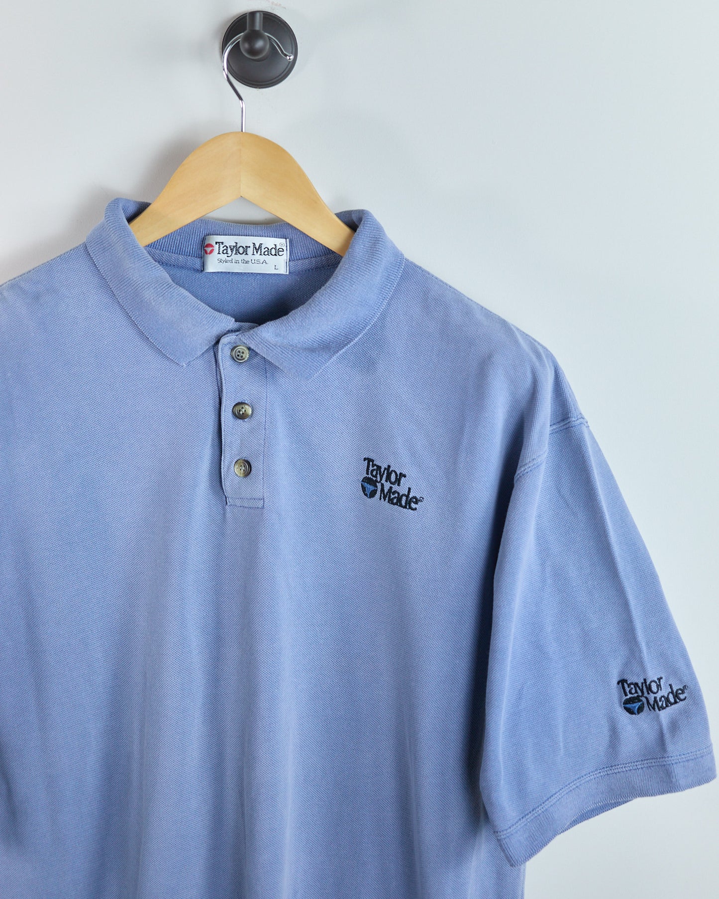 90s TaylorMade Light Blue Polo (L)