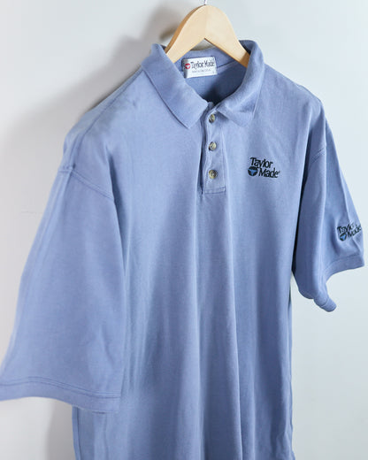 90s TaylorMade Light Blue Polo (L)