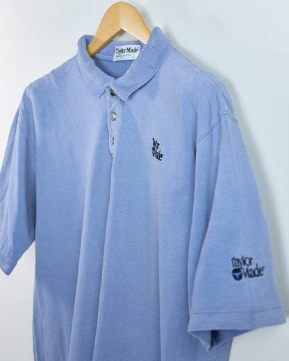 90s TaylorMade Light Blue Polo (L)