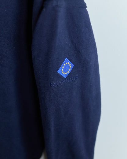 90s Glenmuir Dark Blue Ryder Cup Crew Neck Jumper (XXL)