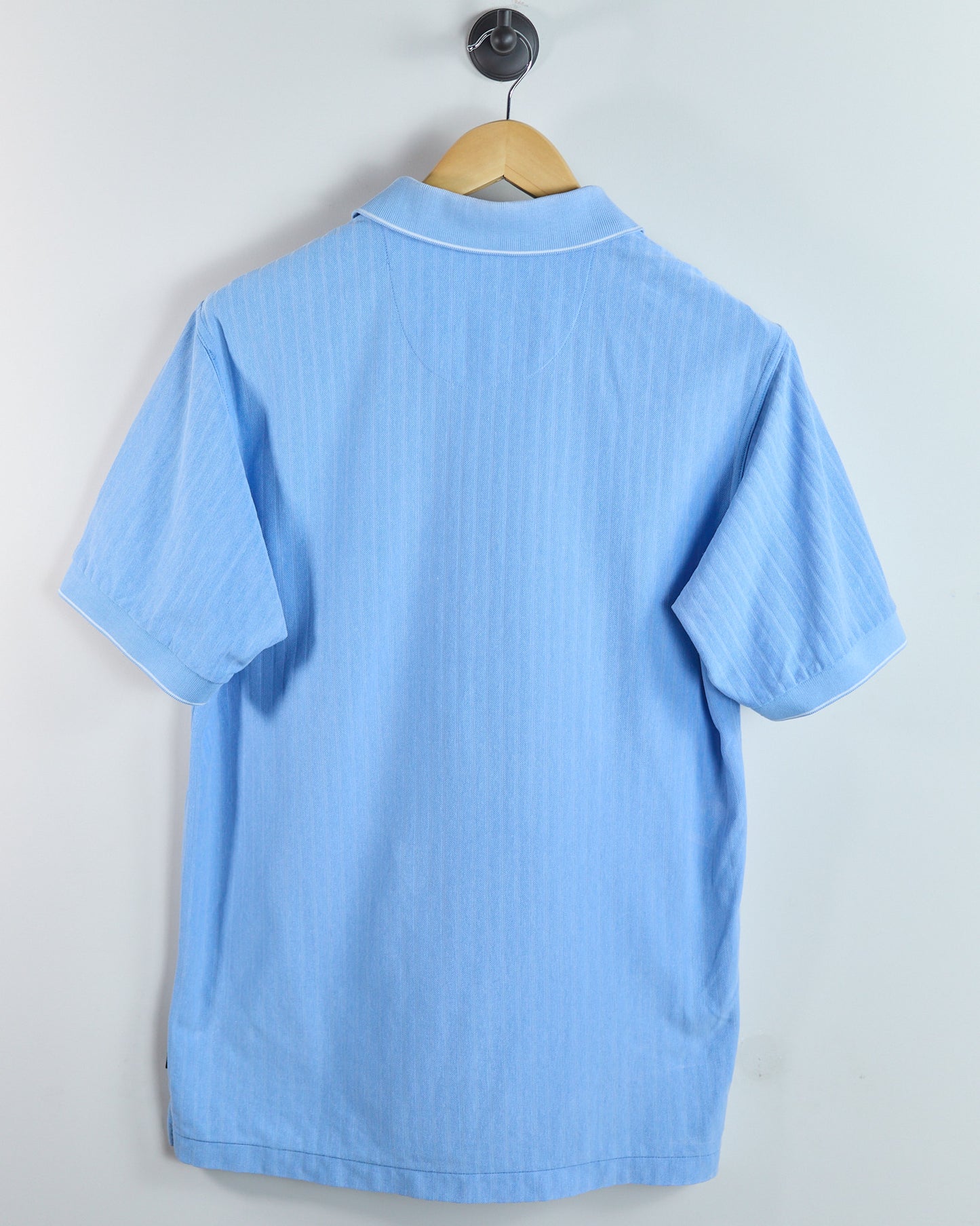 90s Nike Golf Blue/Light Blue Polo (M)