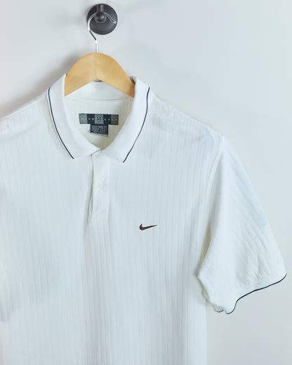 90s Nike Golf White Polo (M)