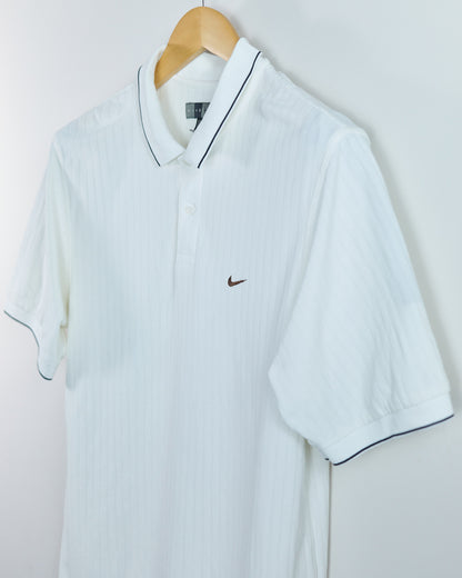 90s Nike Golf White Polo (M)