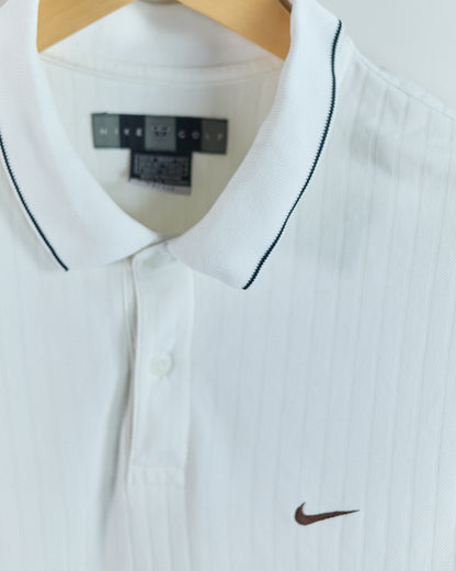 90s Nike Golf White Polo (M)