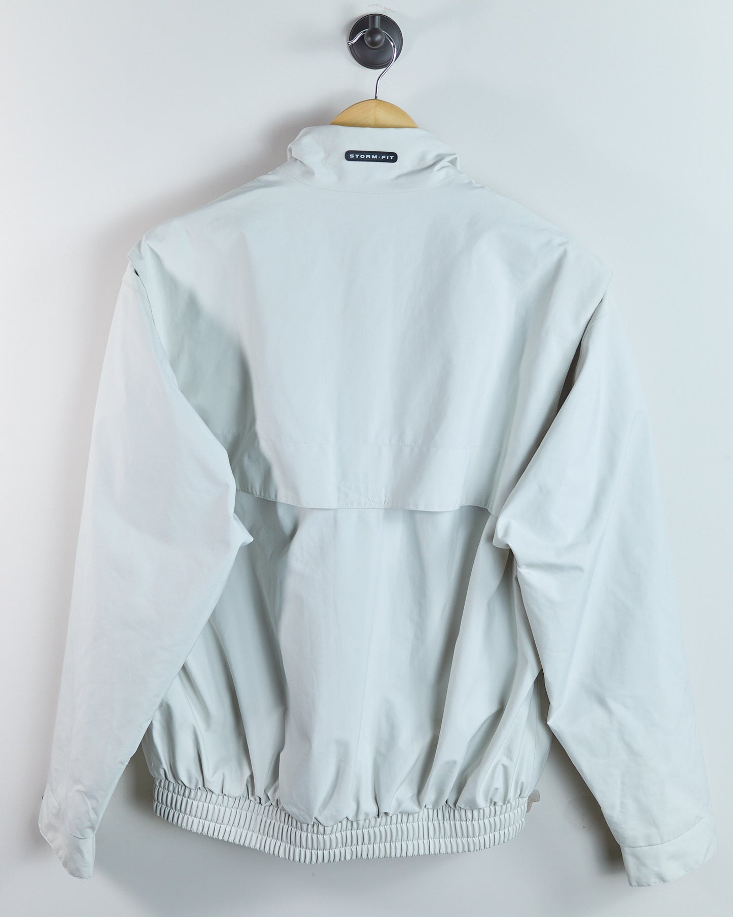90s Nike Golf White/Cream Full Zip Windbreaker (M)