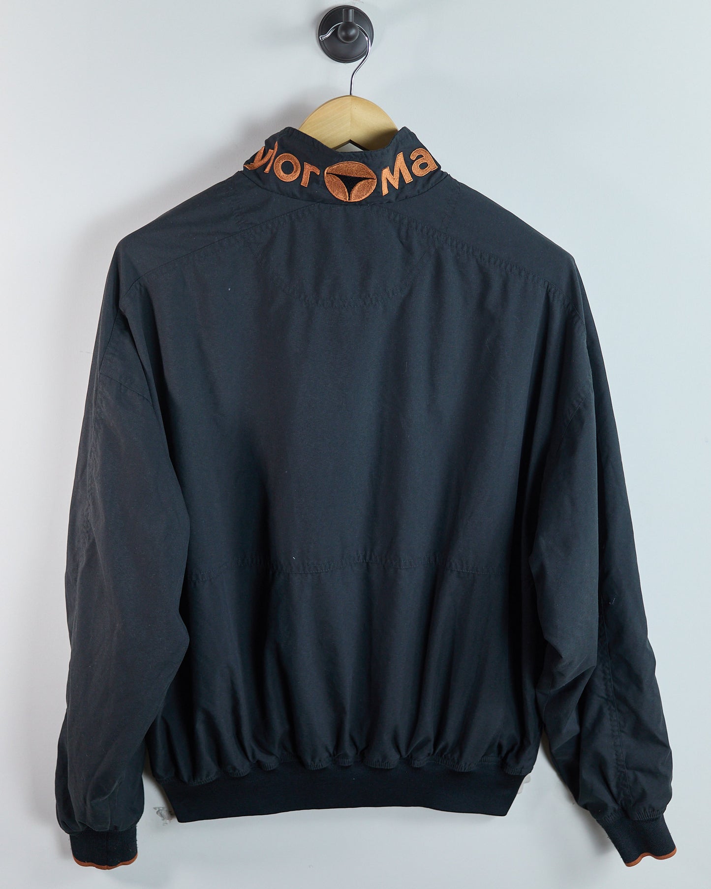 90s TaylorMade Black Quarter Zip Windbreaker (M)