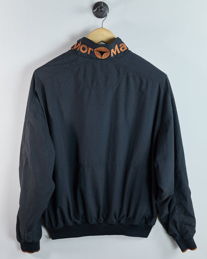 90s TaylorMade Black Quarter Zip Windbreaker (M)