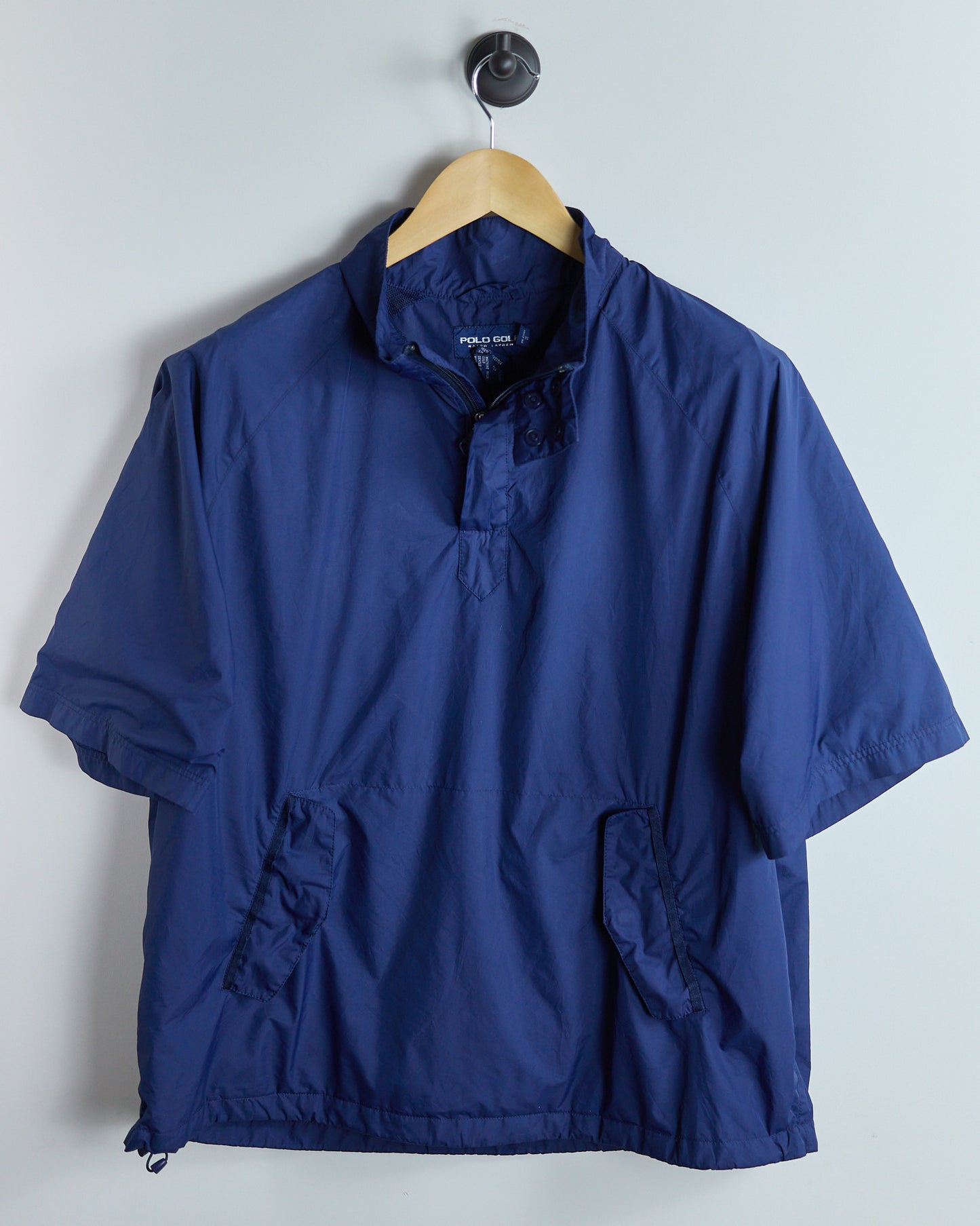 90s Polo Golf Blue Short Sleeve Quarter Zip Jacket (L)