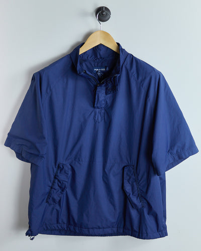 90s Polo Golf Blue Short Sleeve Quarter Zip Jacket (L)