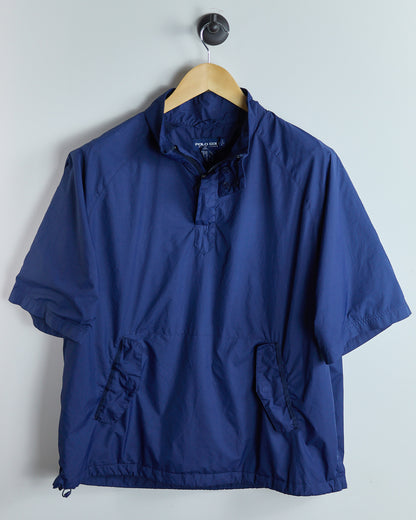 90s Polo Golf Blue Short Sleeve Quarter Zip Jacket (L)