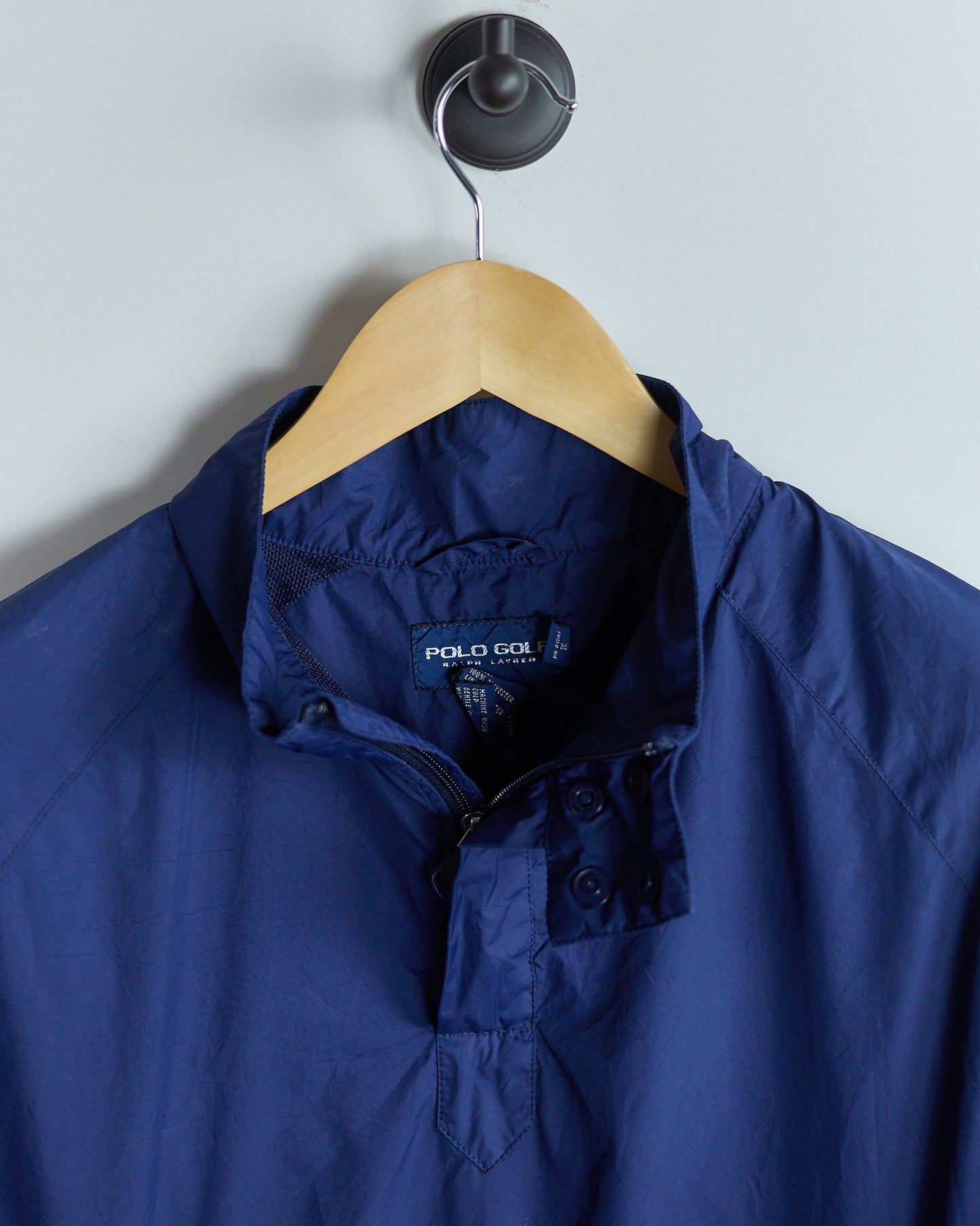 90s Polo Golf Blue Short Sleeve Quarter Zip Jacket (L)