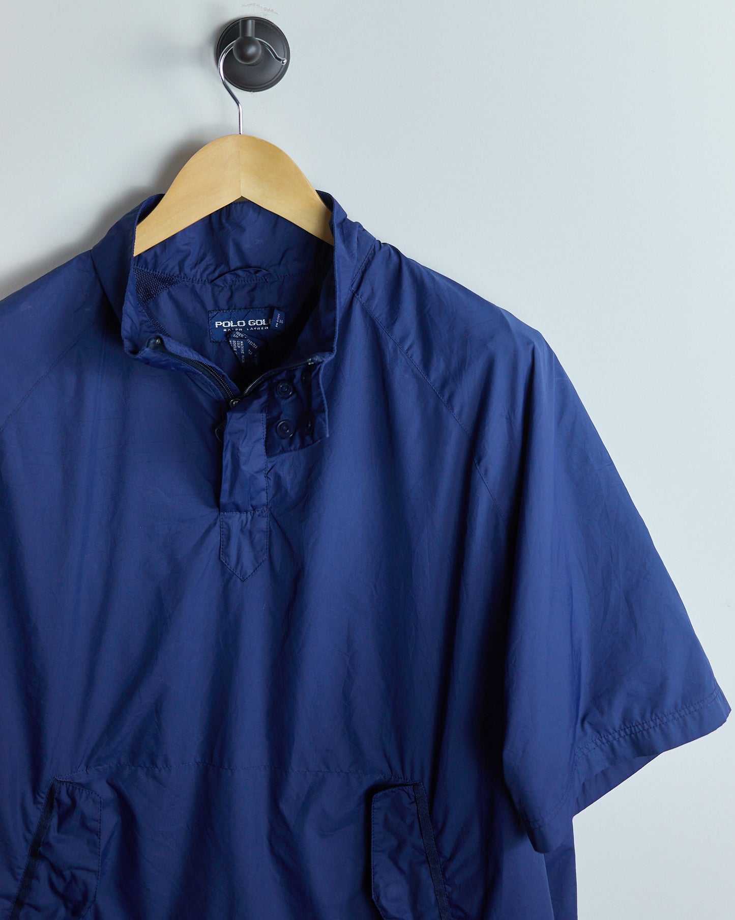 90s Polo Golf Blue Short Sleeve Quarter Zip Jacket (L)