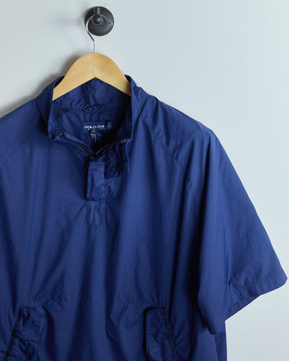 90s Polo Golf Blue Short Sleeve Quarter Zip Jacket (L)