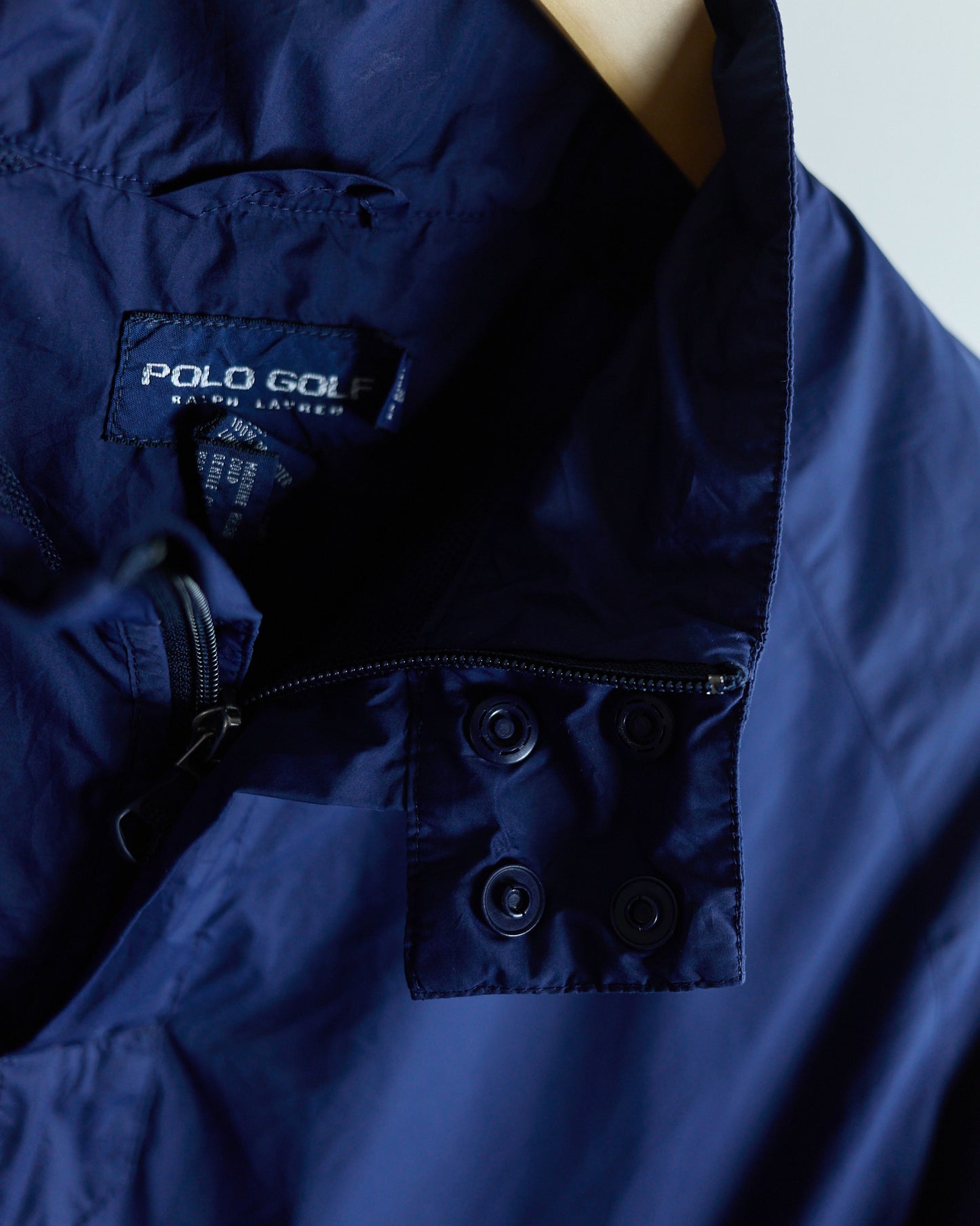 90s Polo Golf Blue Short Sleeve Quarter Zip Jacket (L)