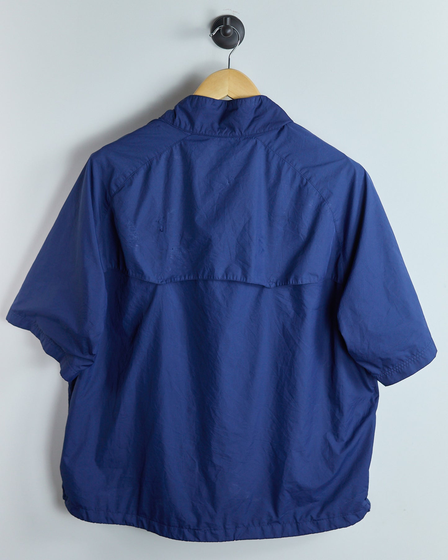 90s Polo Golf Blue Short Sleeve Quarter Zip Jacket (L)