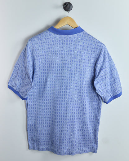 90s Bobby Jones Blue Masters Pattern Polo (L)