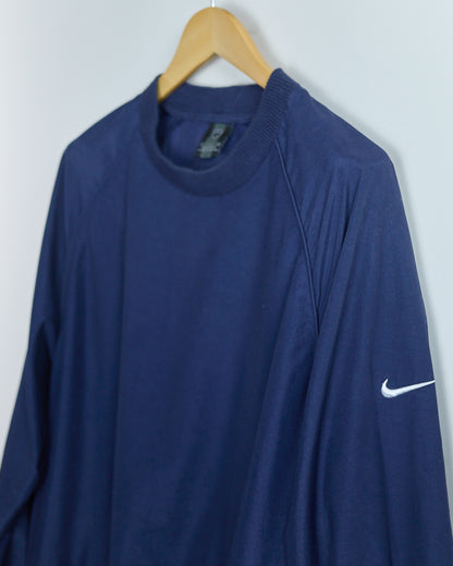 90s Nike Golf Blue Crew Neck Windbreaker (L)