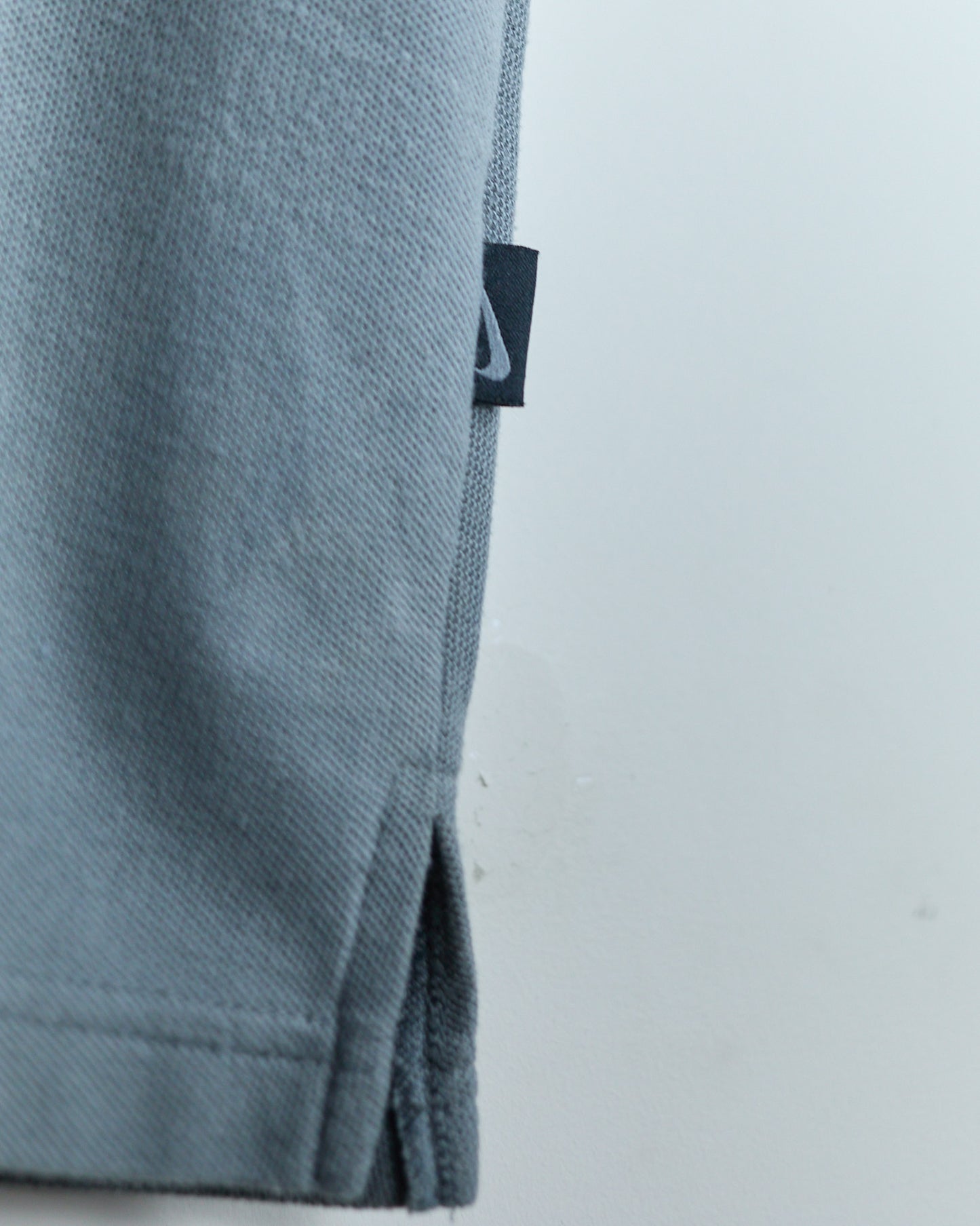 90s Nike Golf Grey/Black Quarter Zip Polo (L)