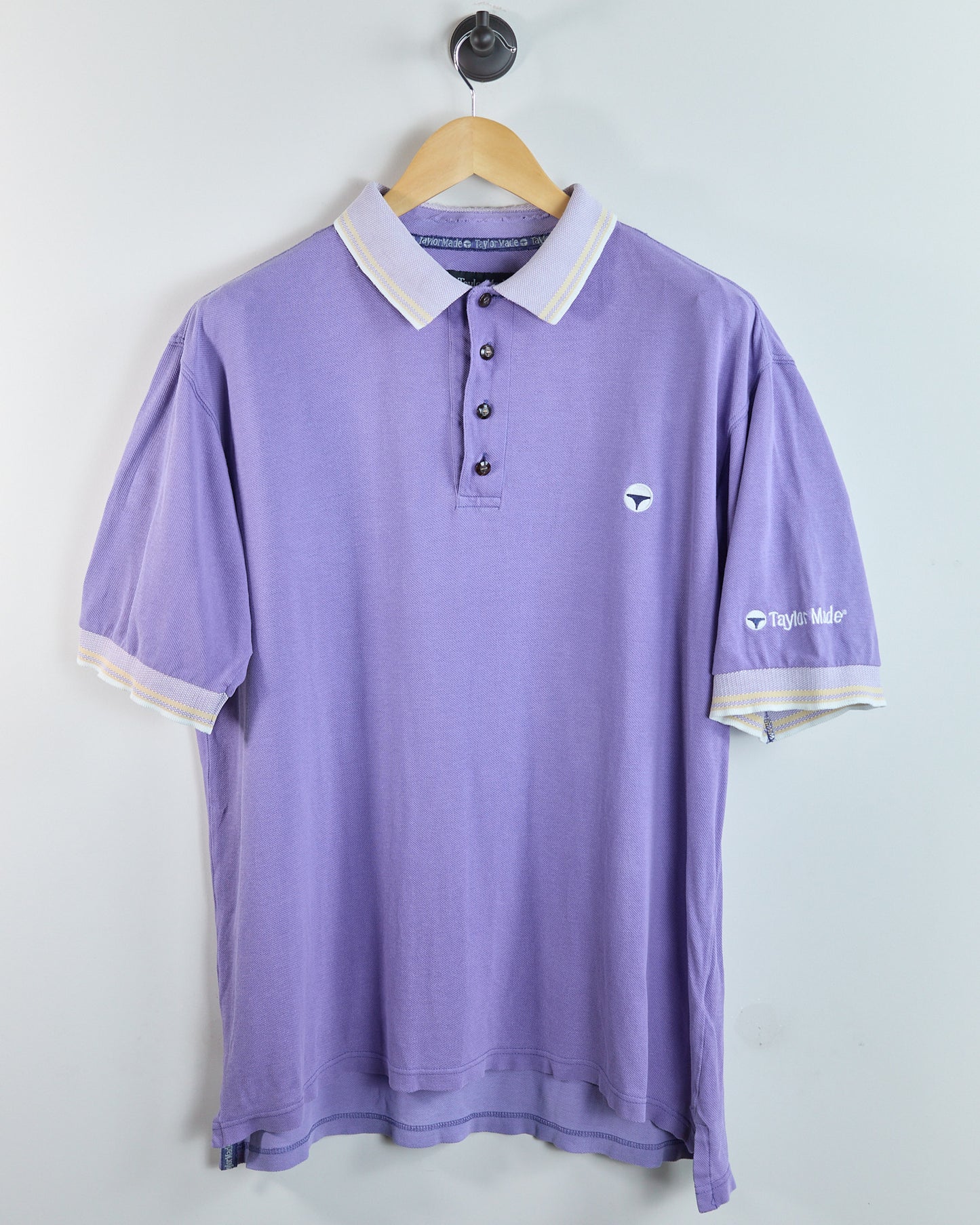 90s TaylorMade Purple/White Polo (M)