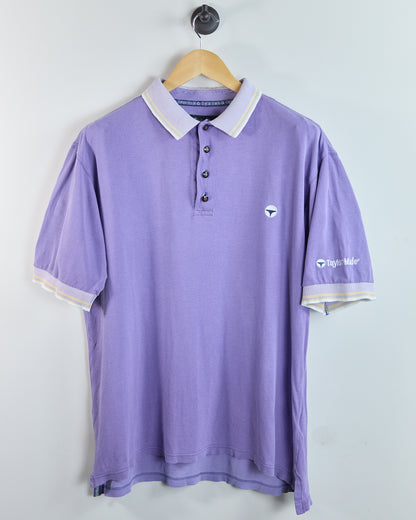 90s TaylorMade Purple/White Polo (M)