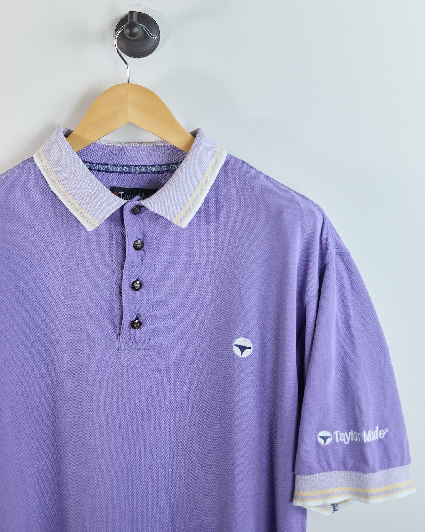 90s TaylorMade Purple/White Polo (M)