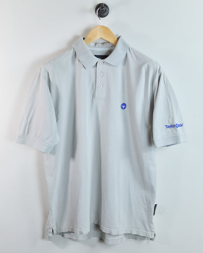 90s TaylorMade Grey/Blue Polo (M)