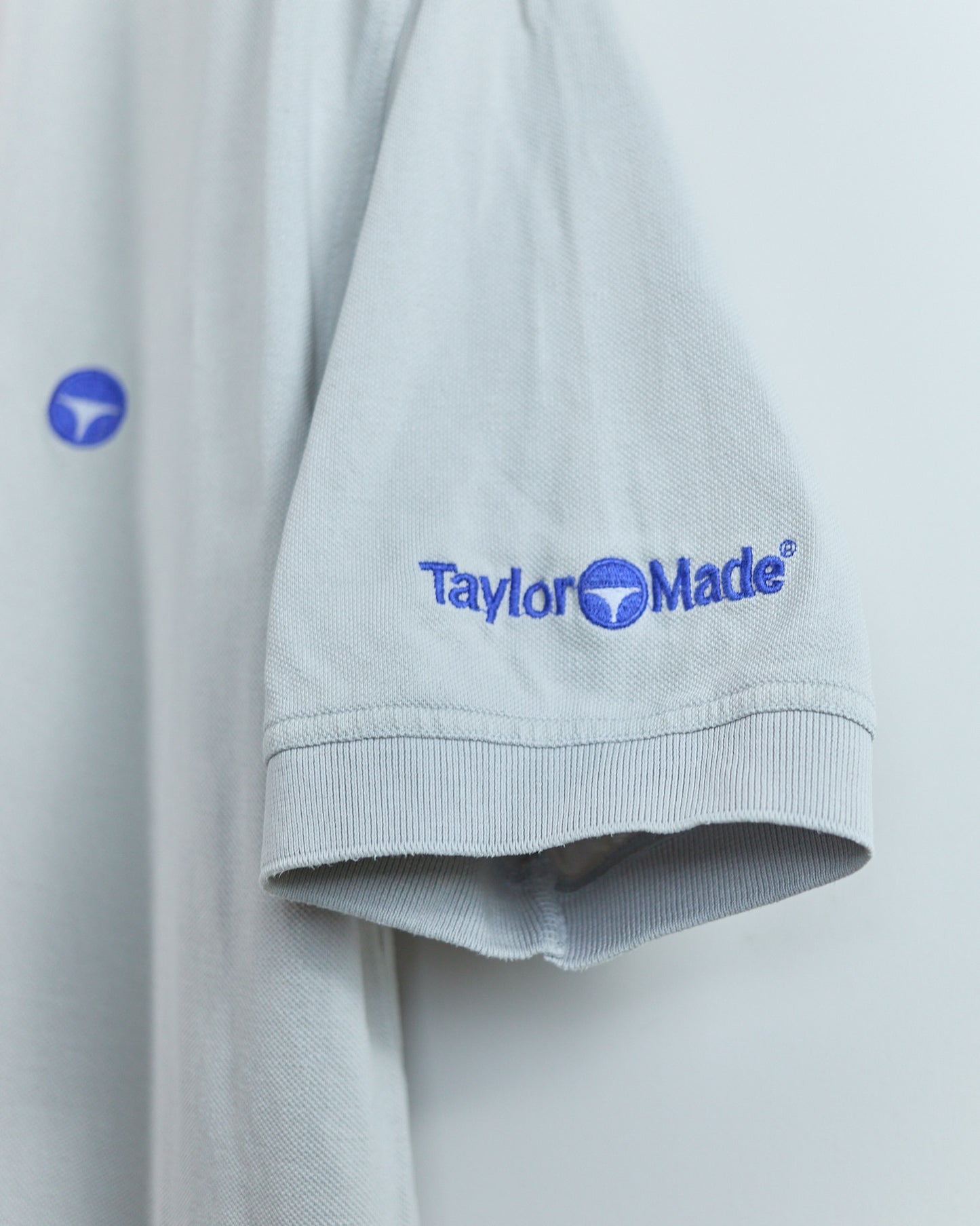 90s TaylorMade Grey/Blue Polo (M)