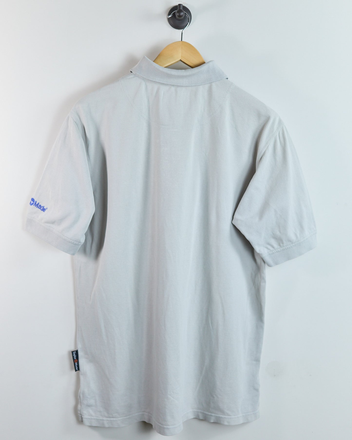 90s TaylorMade Grey/Blue Polo (M)