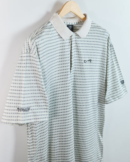 90s Nike Golf Cream Pattern Polo (XL)