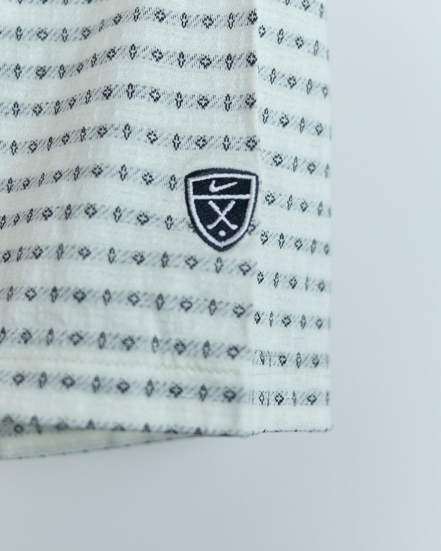 90s Nike Golf Cream Pattern Polo (XL)