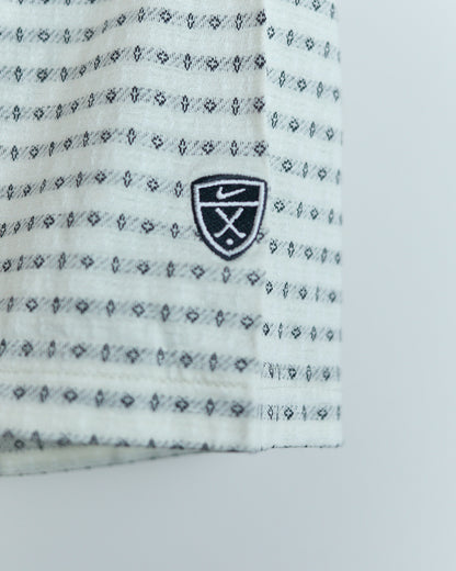 90s Nike Golf Cream Pattern Polo (XL)