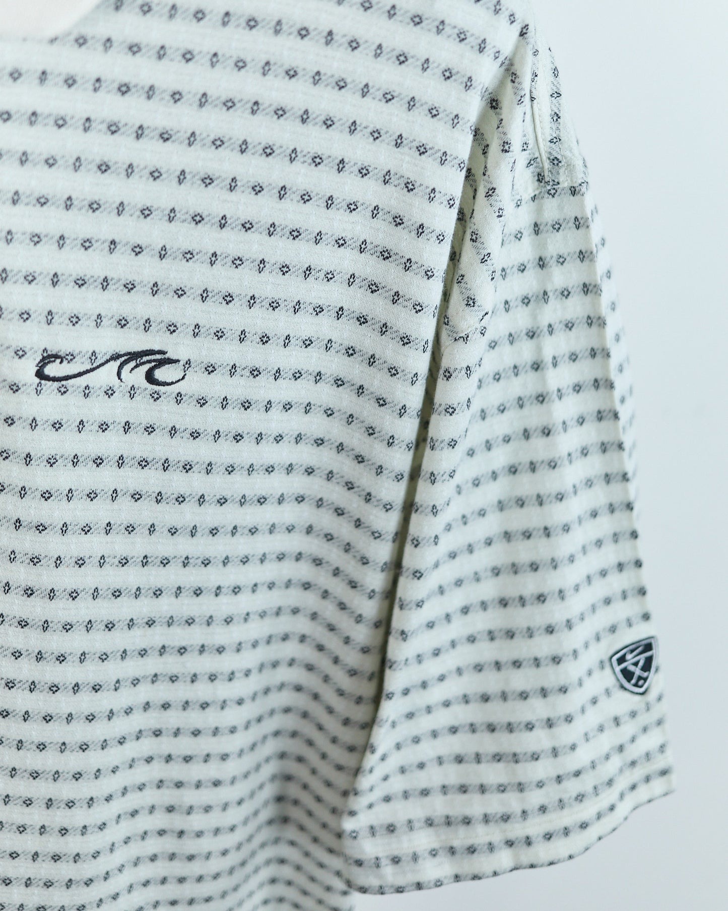 90s Nike Golf Cream Pattern Polo (XL)