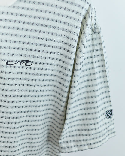 90s Nike Golf Cream Pattern Polo (XL)