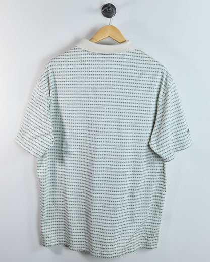 90s Nike Golf Cream Pattern Polo (XL)