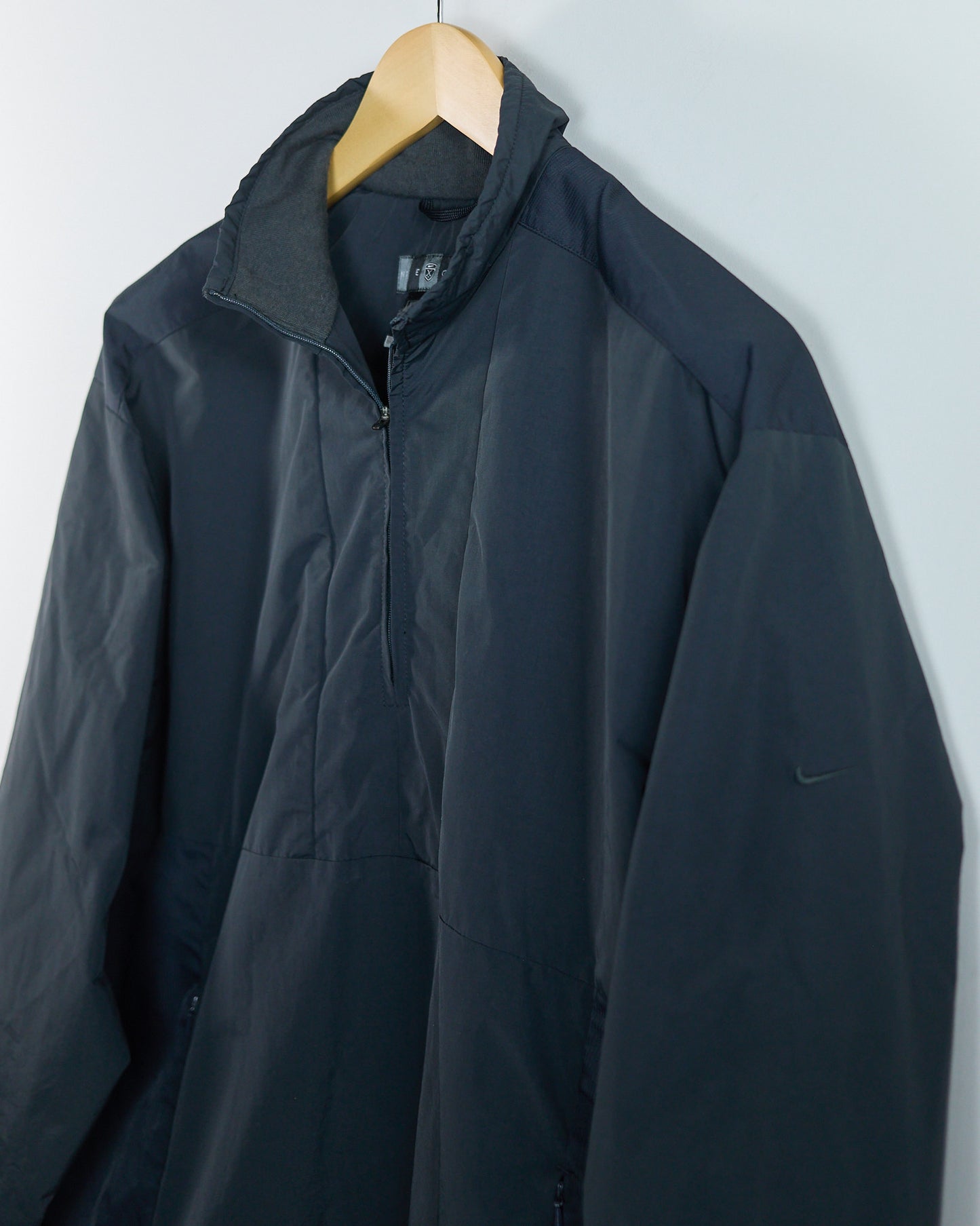 90s Nike Golf Black Quarter Zip Jumper/Jacket (M)