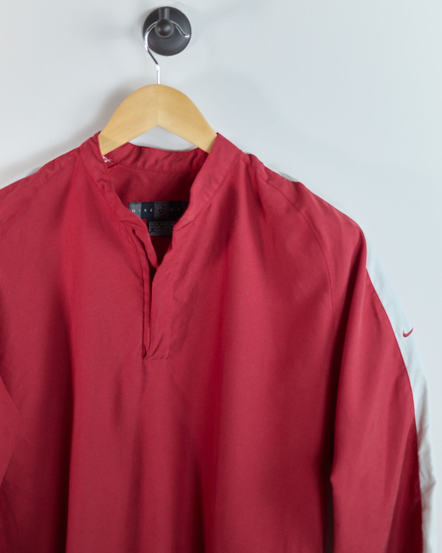 90s Nike Golf Red Quarter Zip Windbreaker (M)
