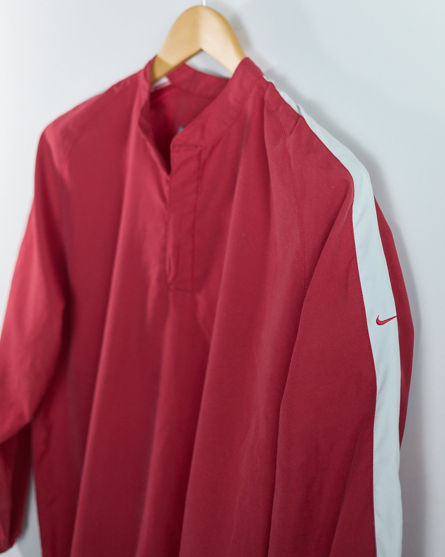 90s Nike Golf Red Quarter Zip Windbreaker (M)