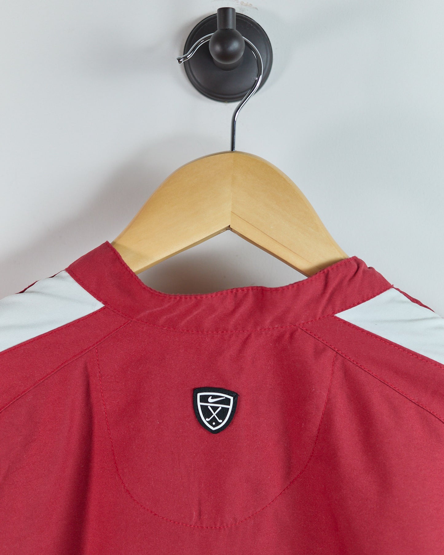 90s Nike Golf Red Quarter Zip Windbreaker (M)