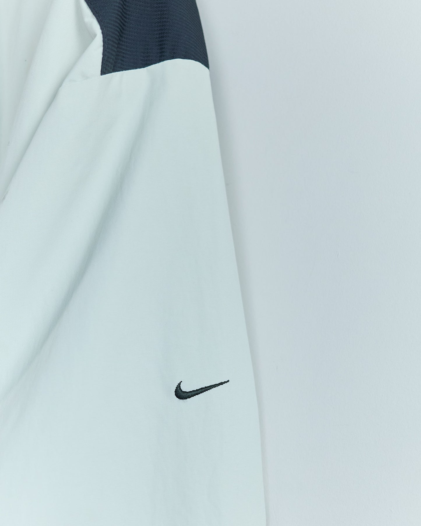 90s Nike Golf White/Black Quarter Zip Windbreaker (L)