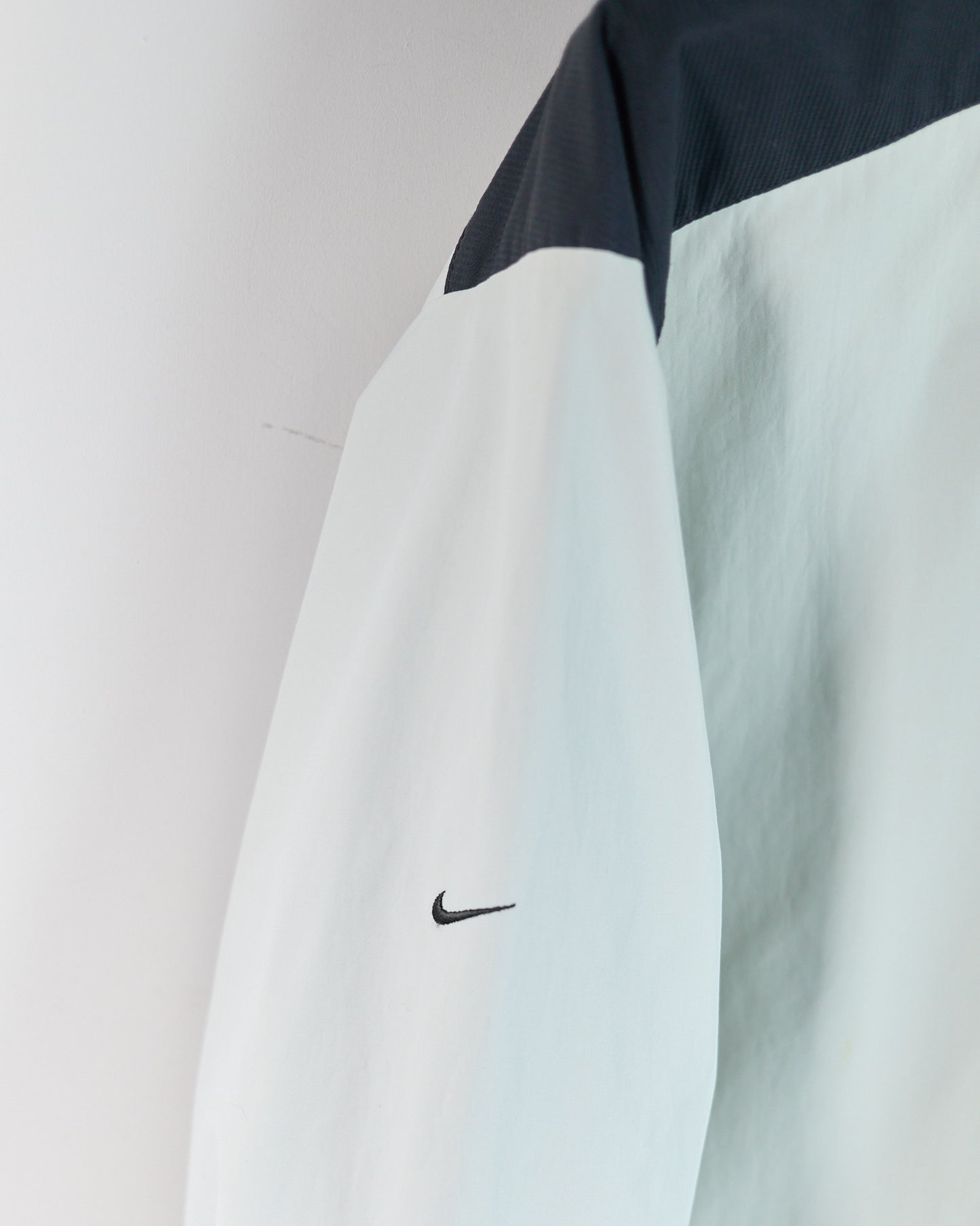 90s Nike Golf White/Black Quarter Zip Windbreaker (L)
