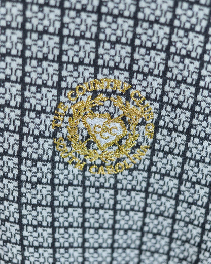 90s Nike Golf Black/White Long Sleeve Polo (M)
