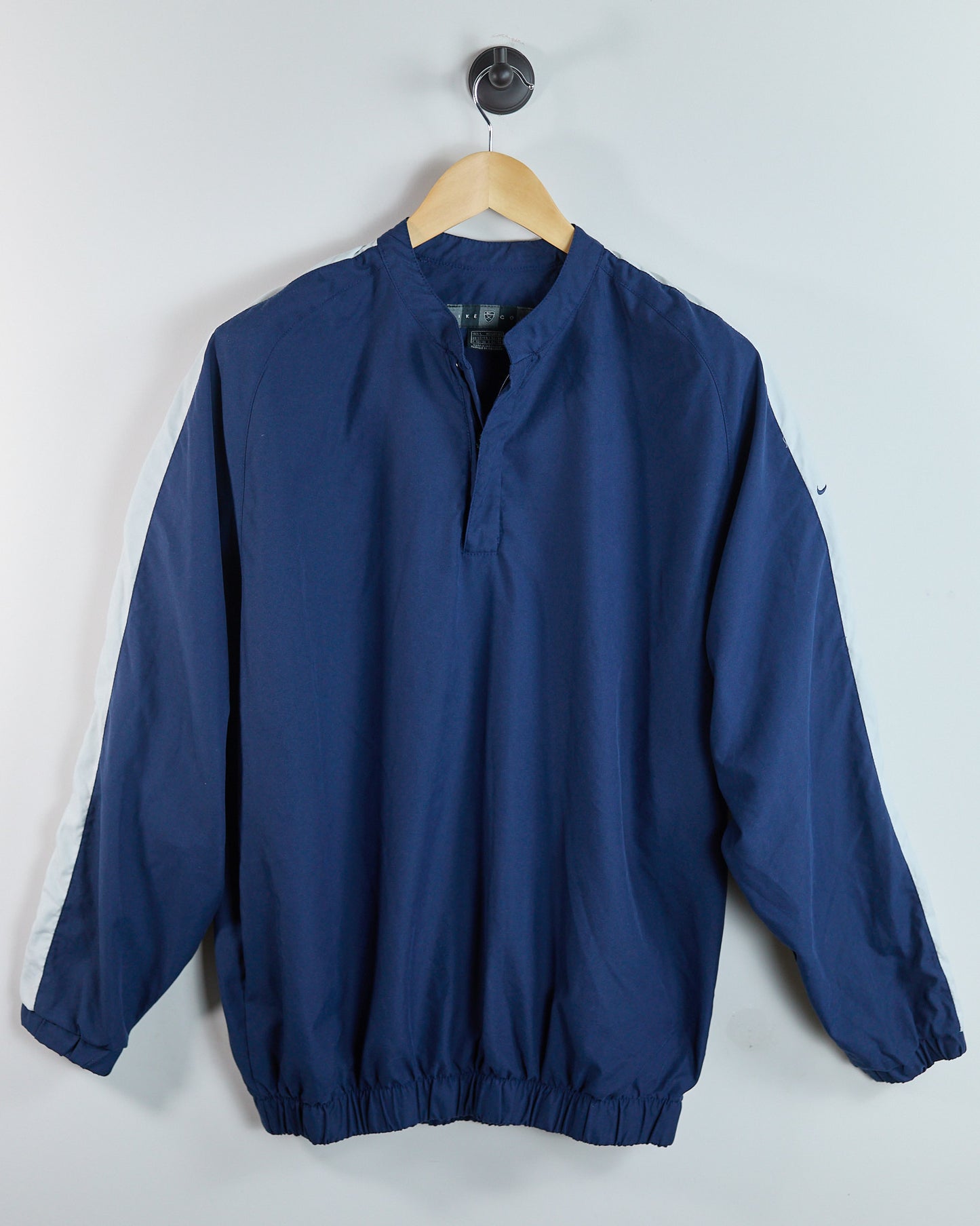 90s Nike Golf Blue/White Quarter Zip Windbreaker (L)