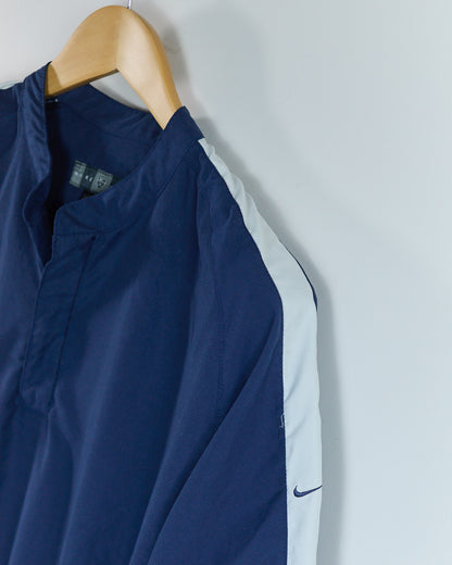90s Nike Golf Blue/White Quarter Zip Windbreaker (L)